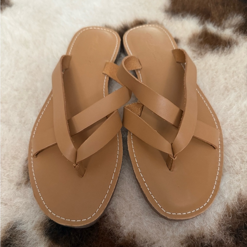 Madewell Tan Leather Women's Sandals
